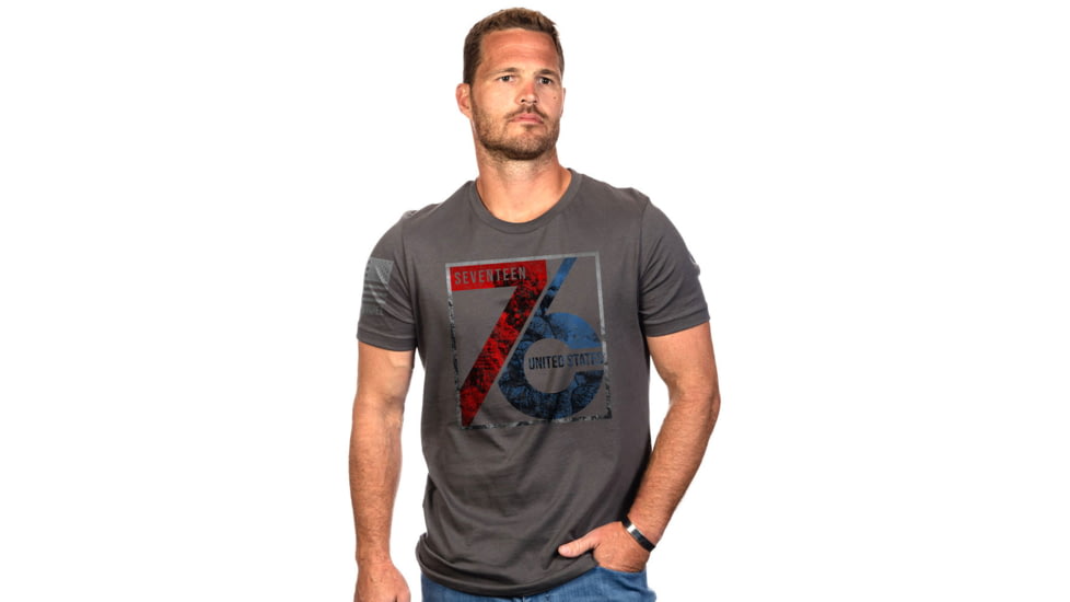 Nine Line AMERICAN PATRIOT 1776 T-SHIRT - HEAVY METAL, SMALL 20DE9AEB, NLASEVSIXTSHEAVYMETALS