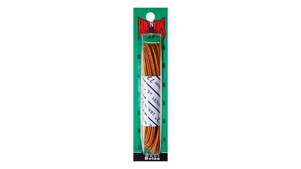 10 seconds Nylon Boot Laces, 72in, Gold n Tan, Golden Tan, 10S-49070