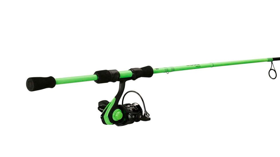 Rapala Code MH Spinning Combo, 2000 Size, Reel, 2 PC, Neon, 6ft7in, CNC67MH-2