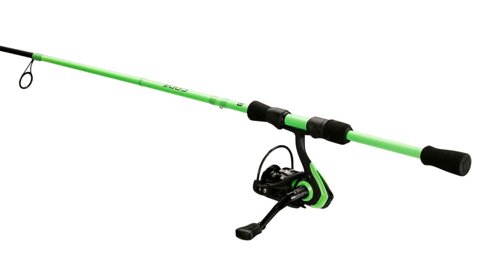 Rapala Code MH Spinning Combo, 2000 Size, Reel, 2 PC, Neon, 6ft7in, CNC67MH-2