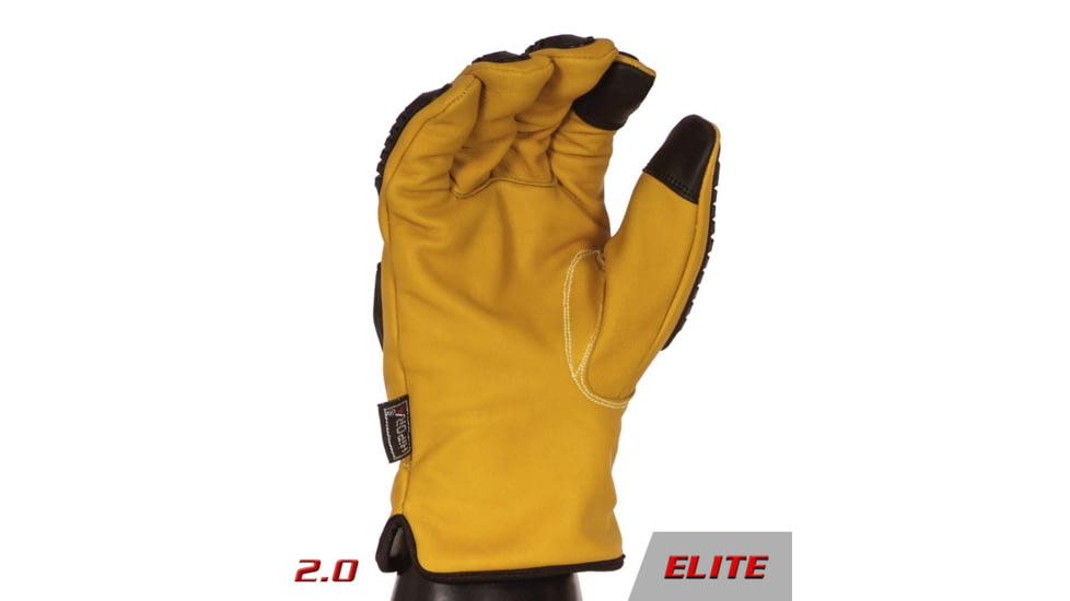 221B Tactical Diesel Work Gloves 2.0 Elite, Level 5 Cut Resistant &amp; Fluid Resistant, Yellow, Extra Large, DSLG2-ELT-XL-YLW