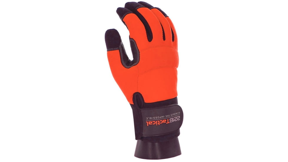 221B Tactical Equinoxx 2.0 Thermal, Water, Wind Resistant Gloves, Orange, 3XL, 616621413626