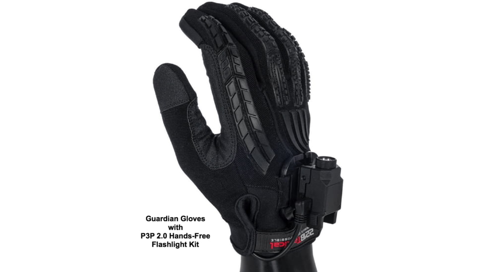 221B Tactical Guardian Gloves, Level 5 Cut Resistant, Black, 3Xl, GG-XXXL-BLK