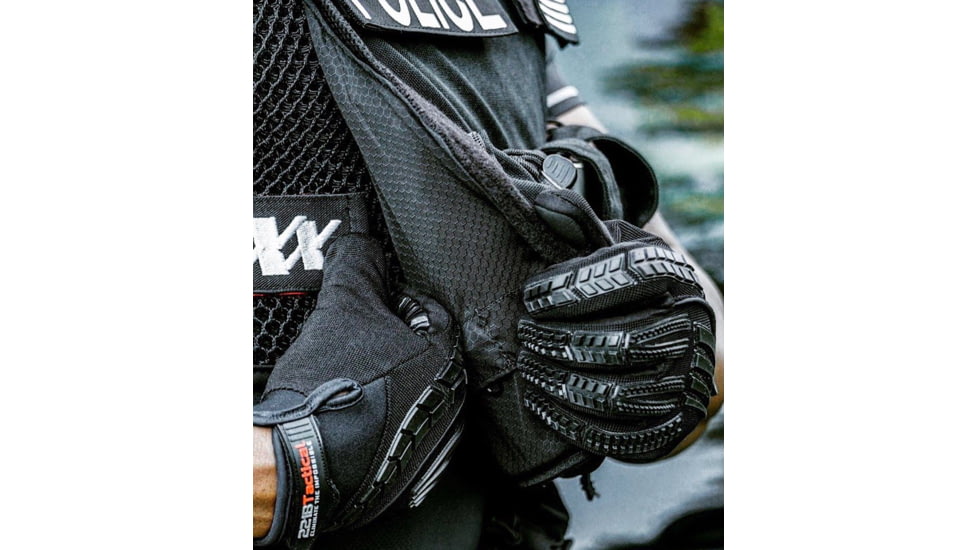 221B Tactical Guardian Gloves, Level 5 Cut Resistant, Black, 3Xl, GG-XXXL-BLK