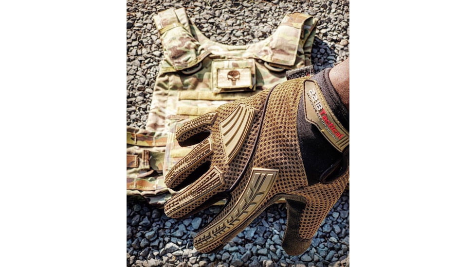 221B Tactical Guardian Maxx-Air Elite Level 5 Cut Resistant, Water Resistant Gloves, Desert Tan, Medium, 616621412667