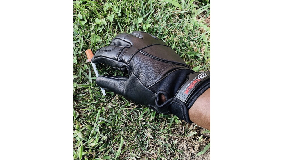 221B Tactical Hero Gloves 2.0, Needle &amp; Cut Resistant, Black, Medium, HG2.0-M