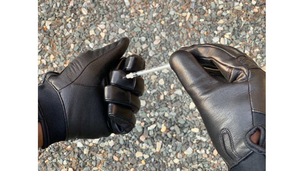 221B Tactical Hero Gloves 2.0, Needle &amp; Cut Resistant, Black, Medium, HG2.0-M