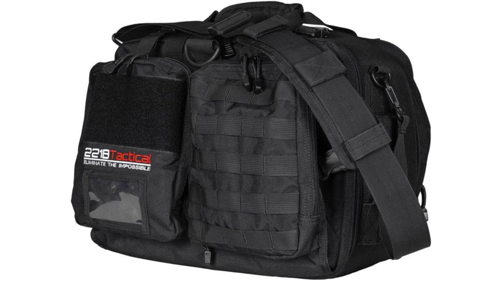221B Tactical Hondo Police Patrol Bag, 30 Liters, 10in W x 18in L x 10in D, Black, One Size, HDPPB