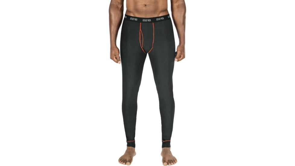 221B Tactical Maxx-Dri Silver Elite Long Underwear - Men's, 2XL, Black/Red, MDSELU-XXL-BLK/RED