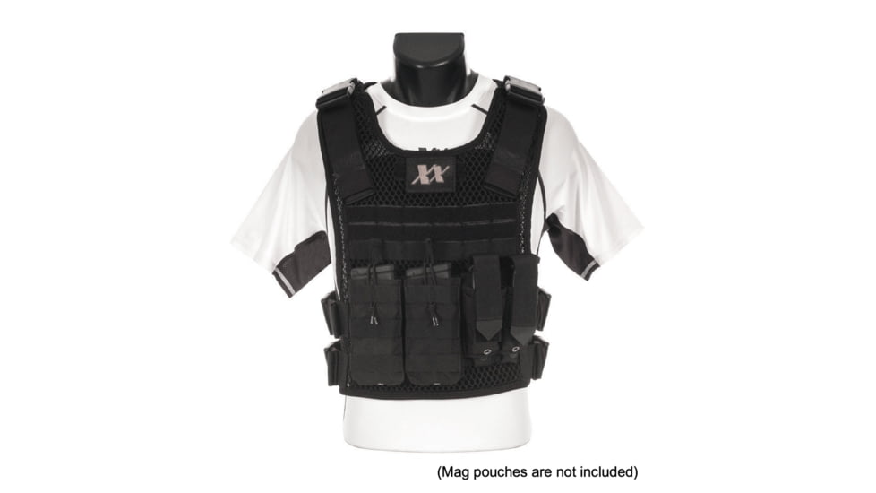 221B Tactical Phantom Plate Carrier, 10in x 12in Plate Fit, Black, One Size, PPC-10X12-BLK