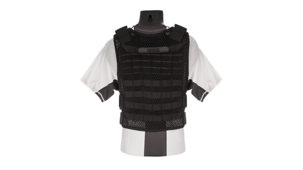 221B Tactical Phantom Plate Carrier, 10in x 12in Plate Fit, Black, One Size, PPC-10X12-BLK