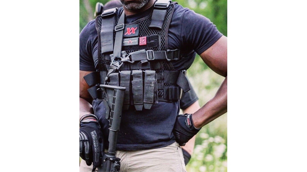 221B Tactical Phantom Plate Carrier, 10in x 12in Plate Fit, Black, One Size, PPC-10X12-BLK