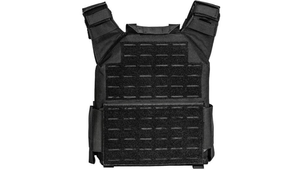 221B Tactical QRF Low Visibility Minimalist Plate Carrier, Black, One Size, QRFPC-BLK