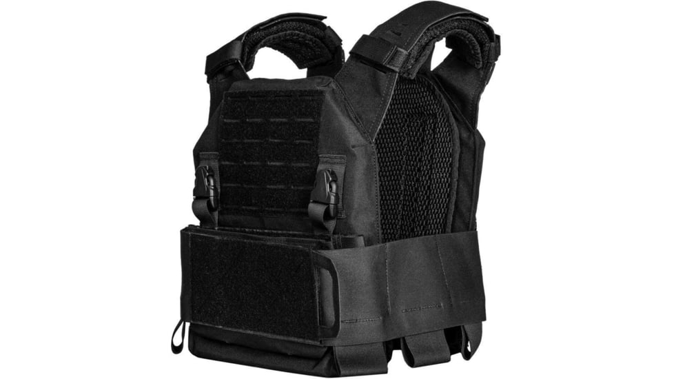 221B Tactical QRF Low Visibility Minimalist Plate Carrier, Black, One Size, QRFPC-BLK