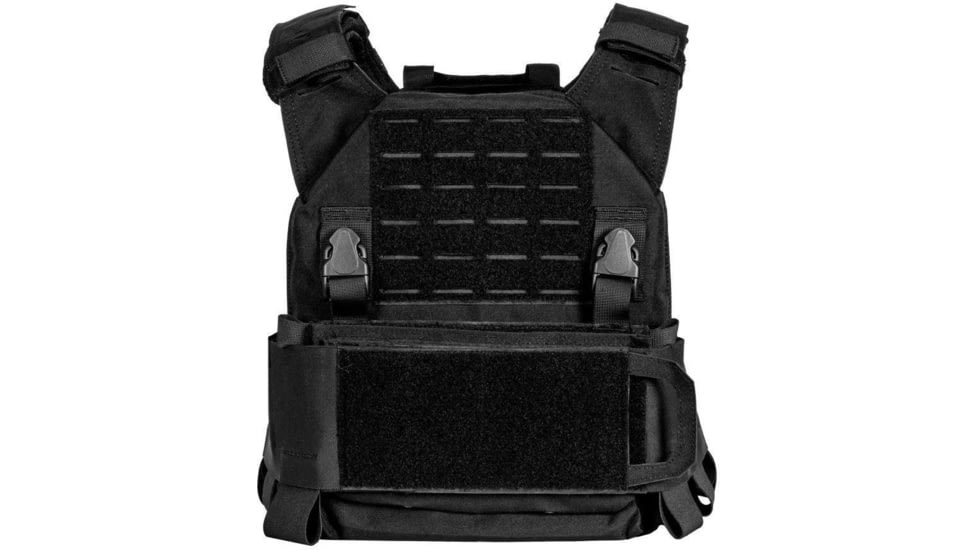 221B Tactical QRF Low Visibility Minimalist Plate Carrier, Black, One Size, QRFPC-BLK