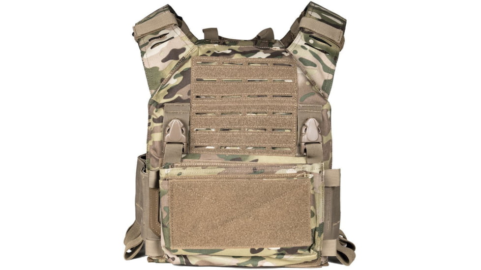221B Tactical QRF Low Visibility Minimalist Plate Carrier, MultiCam, One Size, QRFPC-MC