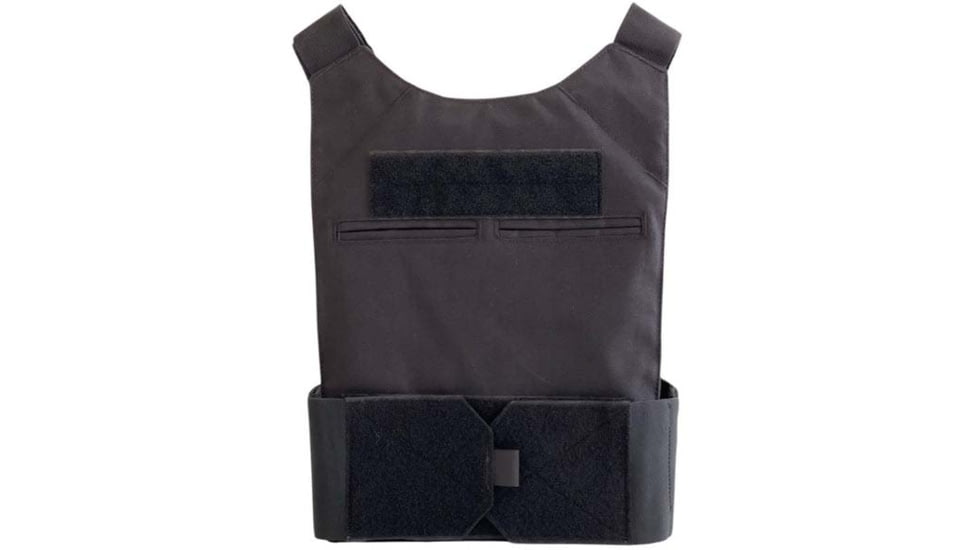 221B Tactical Stealth Low Visibility Concealed Body Armor Plate Carrier, Black, 765347636649