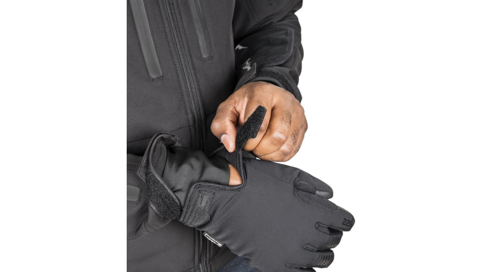 221B Tactical Tradecraft Tactical EDC/CCW Jacket 2.0 w/ Level IIIA Back Panel Only - Men's, Small, Black, TRDJKT20BPO-S-BLK