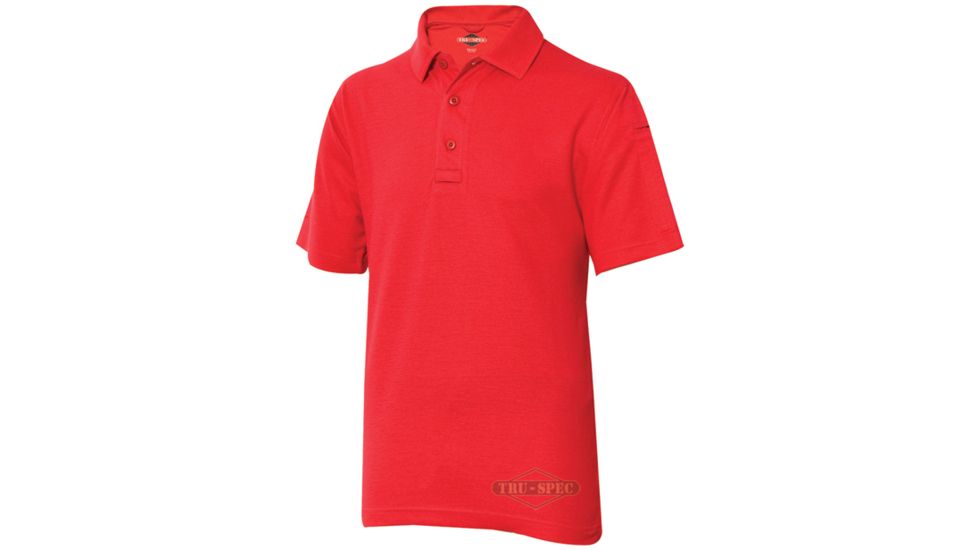 24 7 Series 4332006 Mens Short Sleeve Polo Shirt Range Red