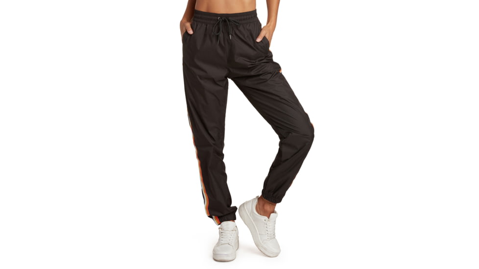 Body Glove Retro Stripes Shell Jogger Pants - Black 48B0D8A4, XS, Black, JP2730B1671A-1-XS