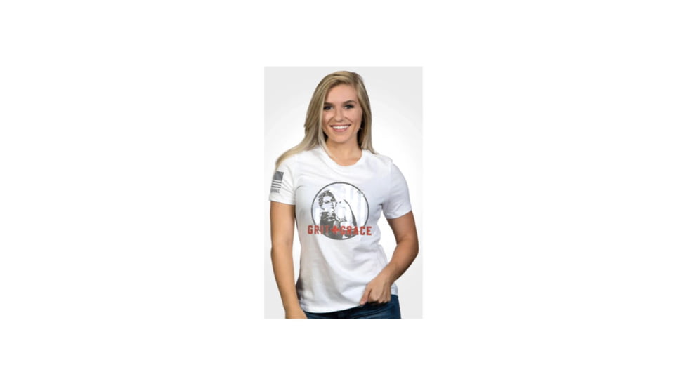 Nine Line WOMENS RELAXED FIT T-SHIRT GRIT AND GRACE F9784574, NLAGGRACEWRTSWHITE2XL