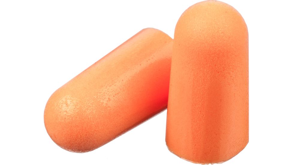 3M 1100 Uncorded Foam Earplugs,Orange VP1100