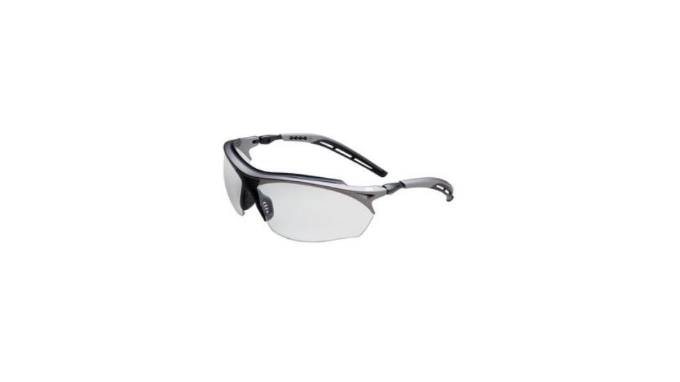 3M Maxim Protective Eyewear GT, Clear A/F lens, Metallic Gray and BLKframe color,, 20/CS 14246-00000-20