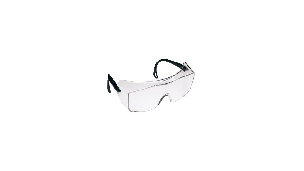 3M OX Protective Eyewear 2000 Clear Anti-Fog Lens, Black Secure Grip Temple, 20/CS 12166-00000-20