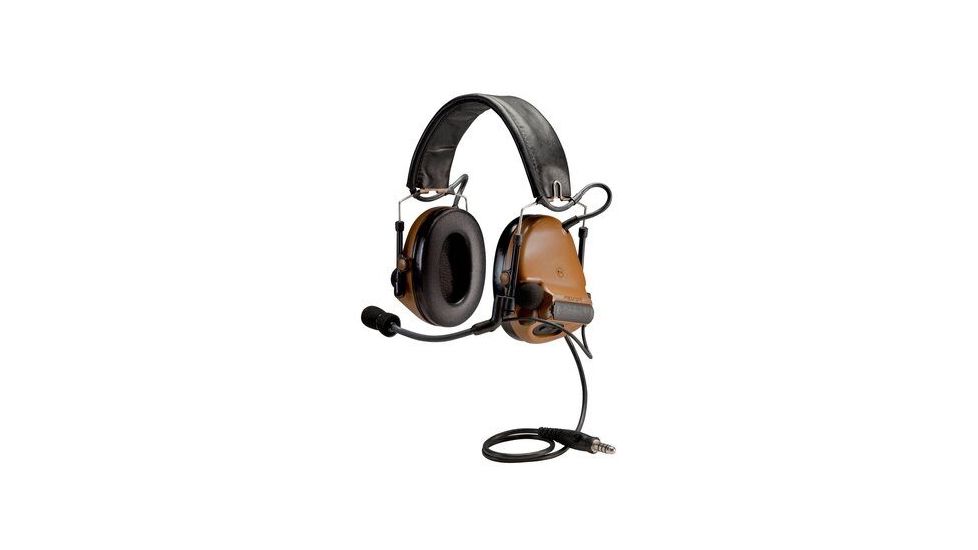 3M PELTOR COMTAC III ACH Communication Headset, Single COMM, Headband, Coyote Brown, w/ Gel Cushions MT17H682FB-47 CYH 1 EA/Case