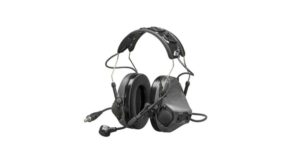 3M VIII Single Comm Headset, Nexus 4-Con, Charcoal Grey, MT14H418A-47 GE