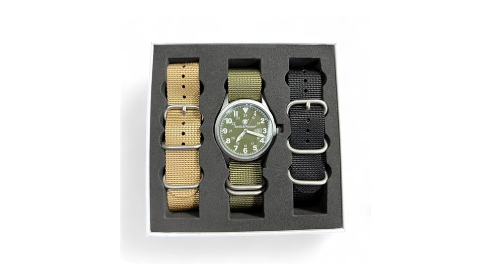 42MM Military Watch- 3 Nato Military Straps