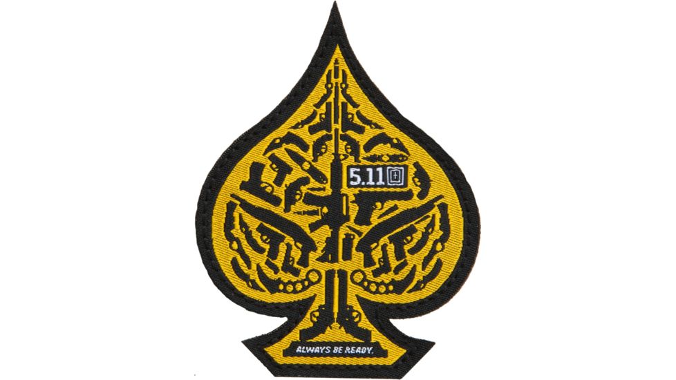 5.11 Tactical Spade Patch, Scope Orange - 810255111 SZ