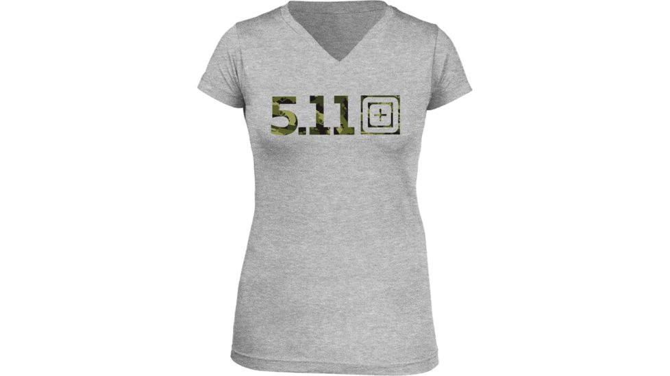5.11 Tactical Women's Urban Assault T-Shirt, Heather Grey, M 31004AI-16-M