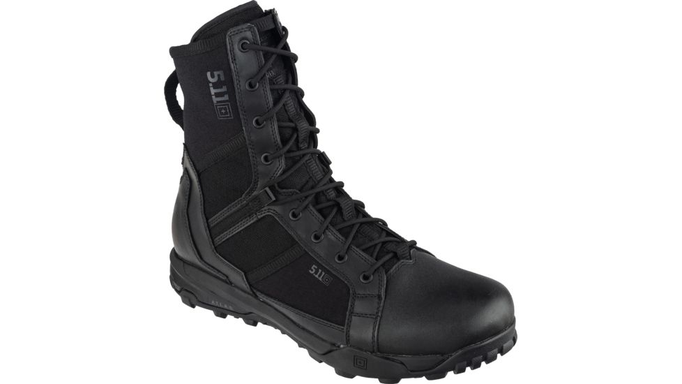 5.11 Tactical A/T 8in Side Zip Boot - Mens, Black, 6.5R, 12431ABR-019-6-5-R