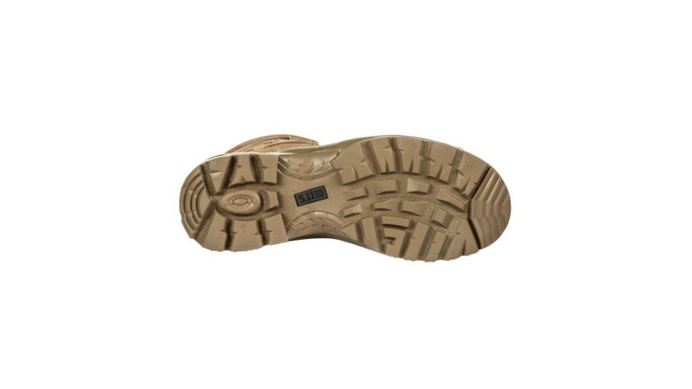 5.11 Tactical A.T.A.C. 2.0 6in Side Zip Desert Boot - Mens, Wide, Dark Coyote, 8 12395-106-8-W