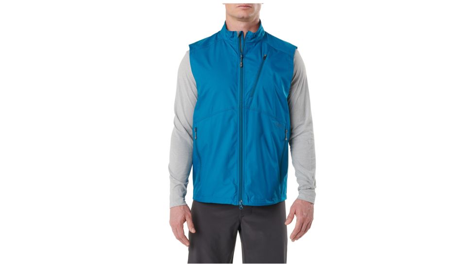 5.11 Tactical Cascadia Windbreaker Vest - Mens, Lake, S, 80024-778-S