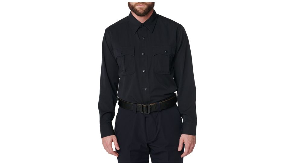 5.11 Tactical Class A Flex-tac Poly/wool Twill Long Sleeve Shirt, Midnight Navy - 72487T-750-3XL