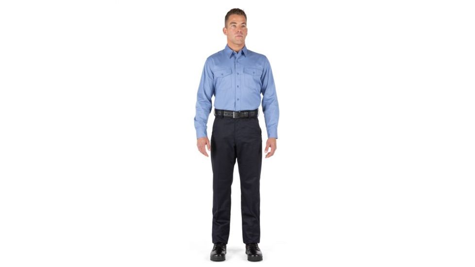 5.11 Tactical Company Long Sleeve Shirt, Tall - Men's, Fire Med Blu, 2XLT, 72515T-696-2XL-T