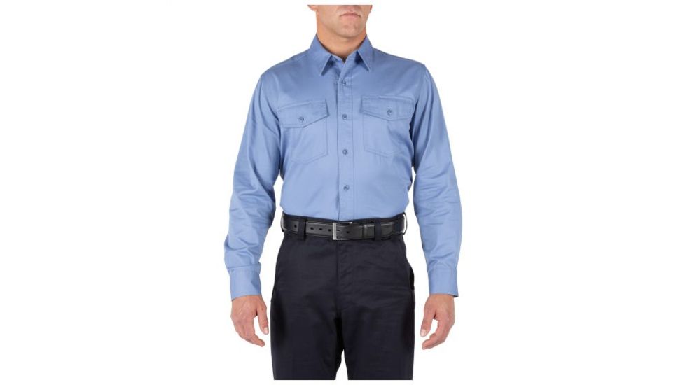 5.11 Tactical Company Long Sleeve Shirt - Mens, Tall, Fire Med Blue, 2XL 72515T-696-2XL-T