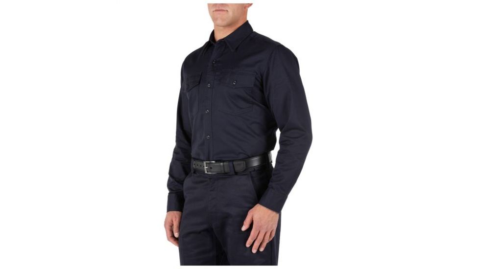 5.11 Tactical Company Long Sleeve Shirt - Mens, Tall, Fire Navy, 2XL 72515T-720-2XL-T