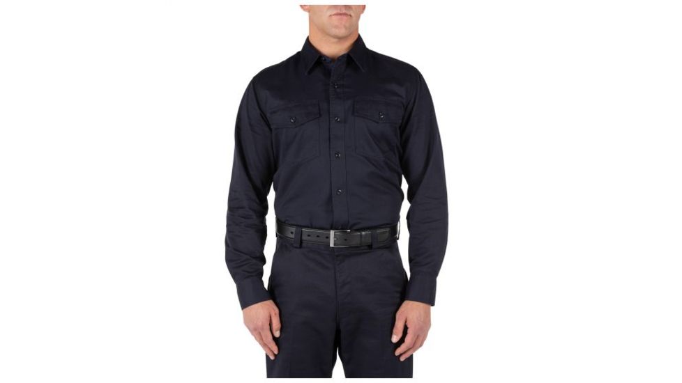5.11 Tactical Company Long Sleeve Shirt - Mens, Tall, Fire Navy, 2XL 72515T-720-2XL-T