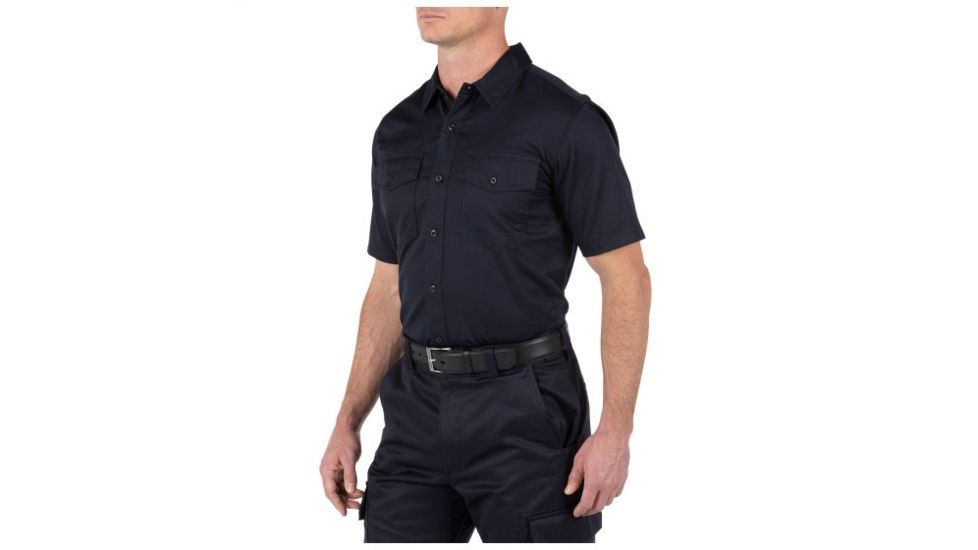 5.11 Tactical Company Short Sleeve Shirt - Mens, Tall, Fire Navy, Extra Large 71391T-720-XL-T