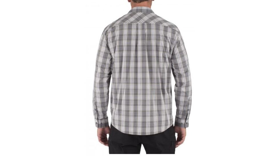 5.11 Tactical Covert Flex Long Sleeve Shirt, Storm - 72428-092-2XL