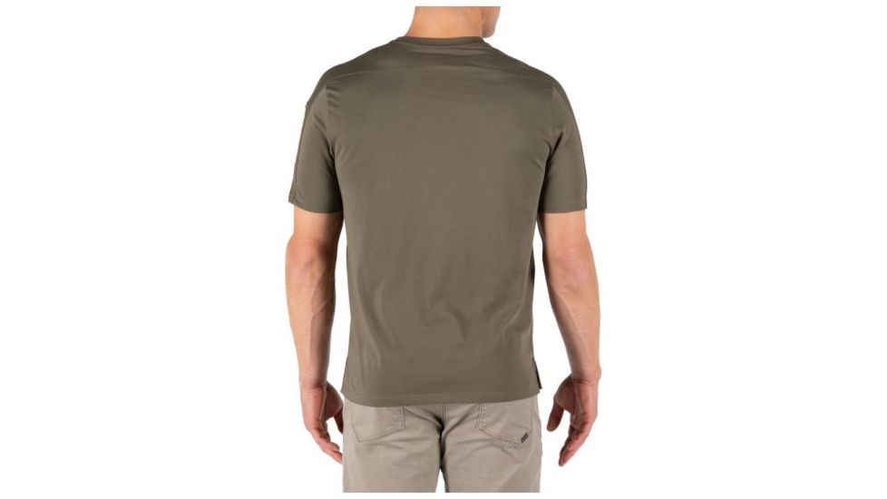 5.11 Tactical Delta Short Sleeve Crew Top - Mens, Ranger Green, Medium 40169-186-M