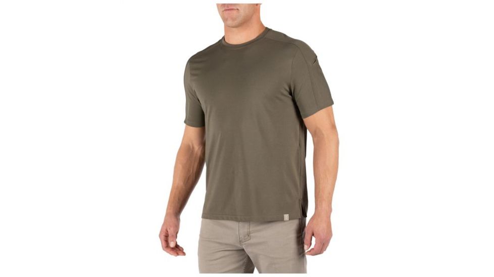 5.11 Tactical Delta Short Sleeve Crew Top - Mens, Ranger Green, Medium 40169-186-M