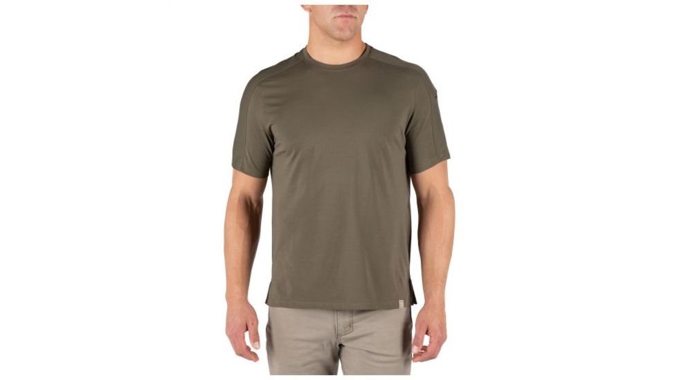 5.11 Tactical Delta Short Sleeve Crew Top - Mens, Ranger Green, Medium 40169-186-M