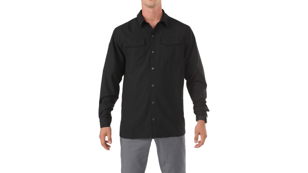 5.11 Tactical Freedom Flex Woven Long Sleeve, Black - 72417019L