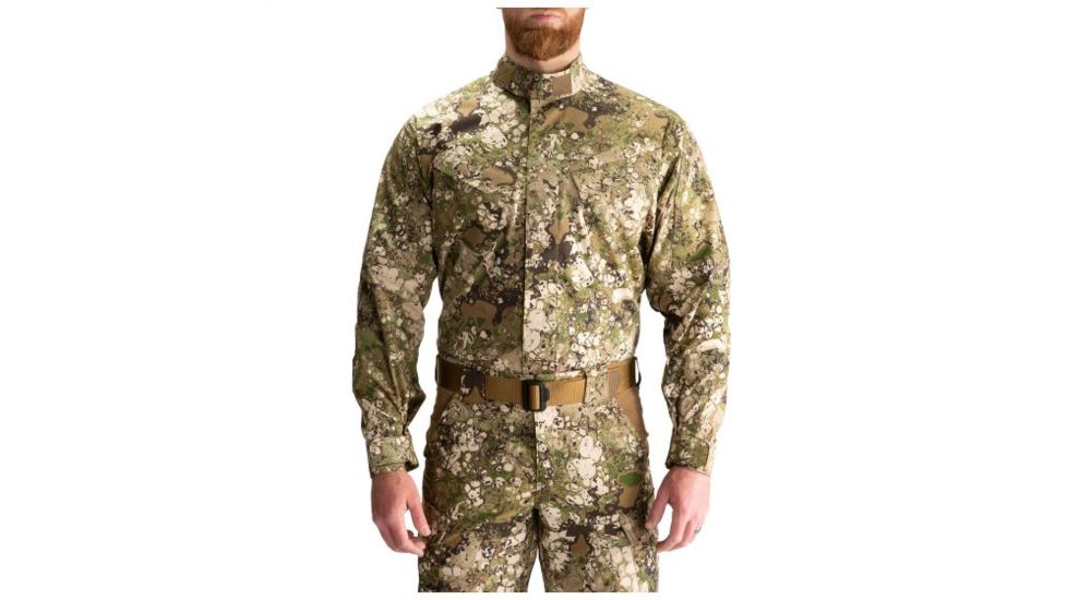 5.11 Tactical Geo7 Stryke TDU Long Sleeve Shirt - Mens, Terrain, Small, Regular, 72416G7-865-S-R