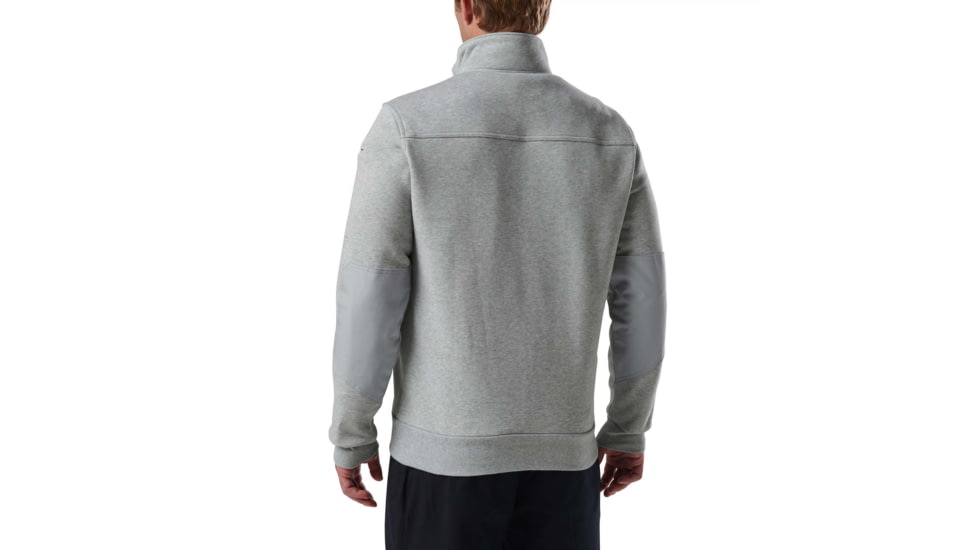 5.11 Tactical Job Shirt 1/4 Zip 2.0 - Men's, Heather Gray, Regular, Extra Small, 72534-016-XS-R