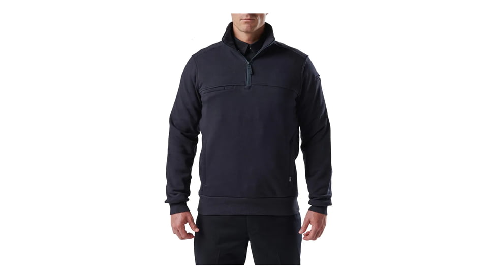 5.11 Tactical Job Shirt 1/4 Zip 2.0 - Men's, Fire Navy 72534ABR-720-3XL-R